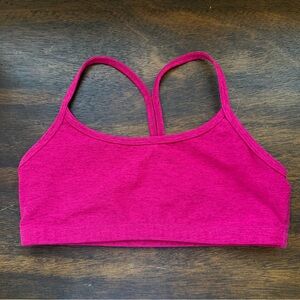Beyond Yoga Vibrant Fuchsia Racerback Sports Bra